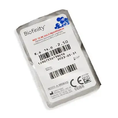 Biofinity Spherical Monthly Lenses , 3 units - -5.25, 8.6, 14.0 - Image 2