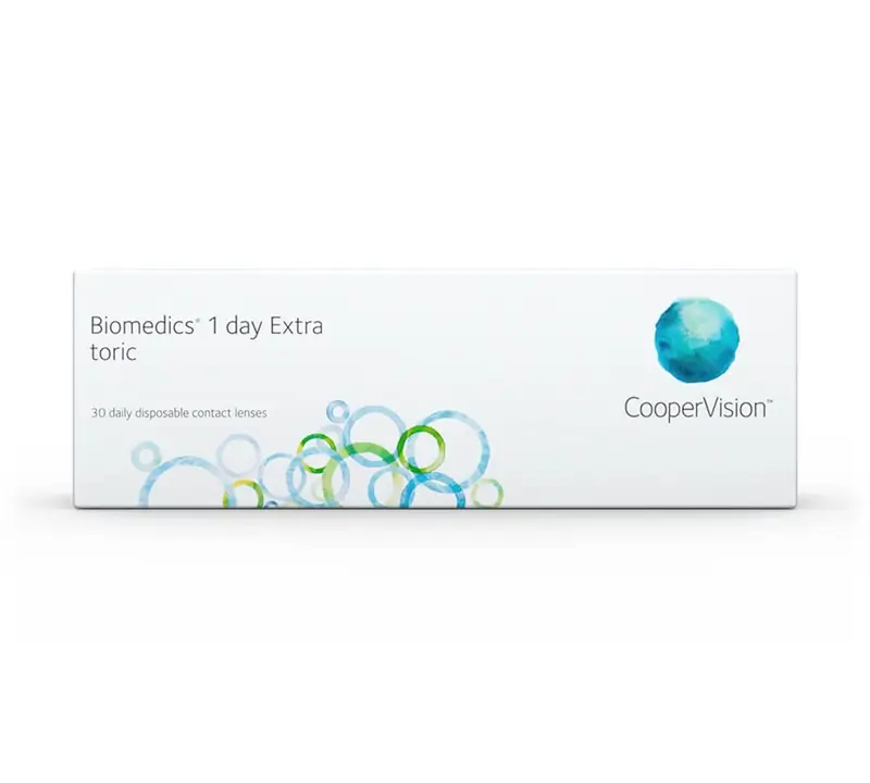 Biomedics 1 Day Daily Toric Lenses , 30 units - -10.00, -1.75, 90, 8.7, 14.50
