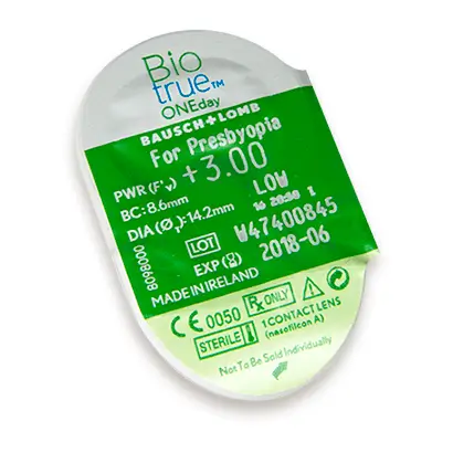 Biotrue One Day Daily Multifocal Lenses , 30 units - +3.75, 8.6, High, 14.2 - Image 3