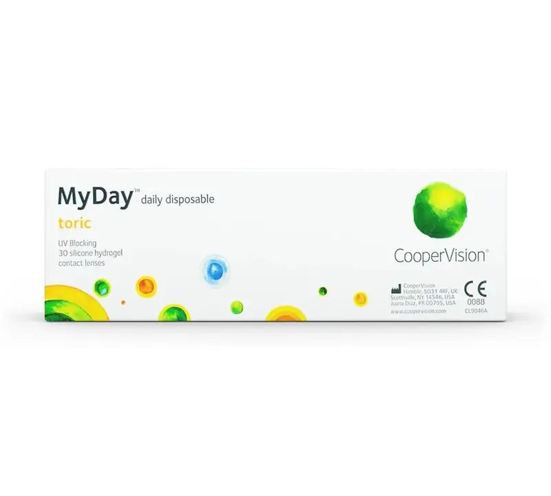 Myday Toric Daily Lenses, 30 units - +5.00, -1.25, 170, 8.6, 14.50