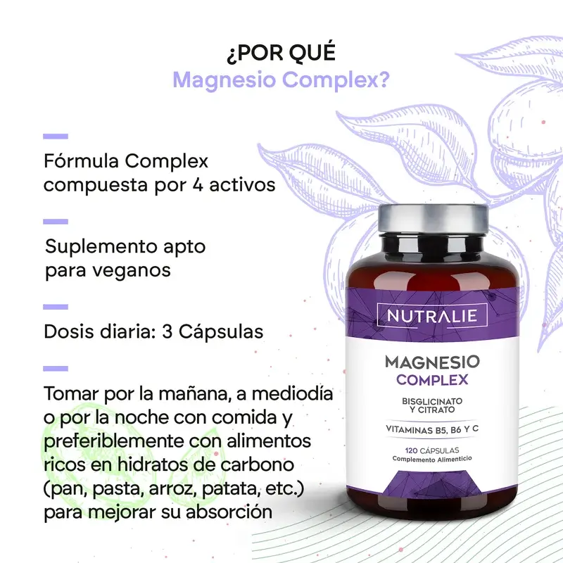 Nutralie Magnesium Complex Pack 2 x 120 capsules - Image 2
