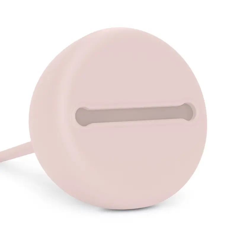 Suavinex Silicone Pacifier Holder With Handle, +0 Months, Rosewater - Image 2