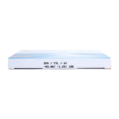 Ultra Monthly Toric Lenses , 3 units - +2.25, -2.75, 130, 8.6, 14.50 - Image 2