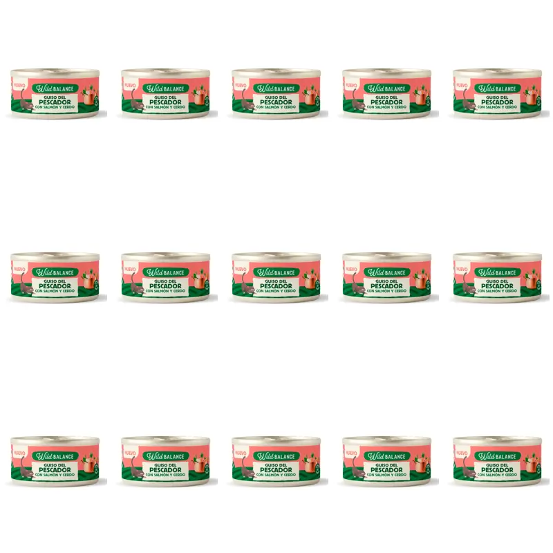 Wild Balance Traditional Ragout Can With Beef, Chicken & Vegetables For Cats, 80 g, Pack of 15